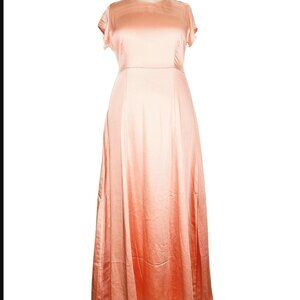 Böhme Orange/Cream Casual Dress